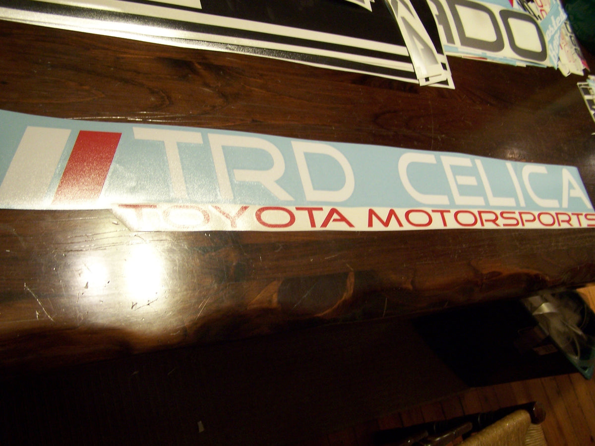 TRD CELICA WINDSHIELD VINYL DECAL STICKER BANNER