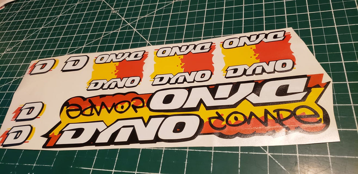 BMX DYNO COMPE DECAL SET 1988