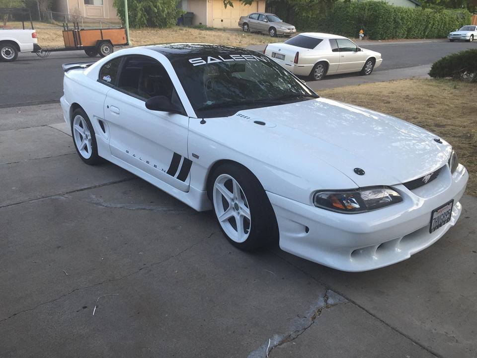 SALEEN MUSTANG WINDSHIELD & DOOR KIT WITH CEVRON STRIPES