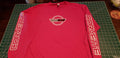 CORVETTE C4 LONG SLEEVE SHIRT SCRIPT ON SLEEVES & LOGO ON FRONT 91-96