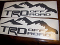 TRD OFF ROAD BEDSIDE / WINDOW STICKER VINYL DECAL SET OF 2