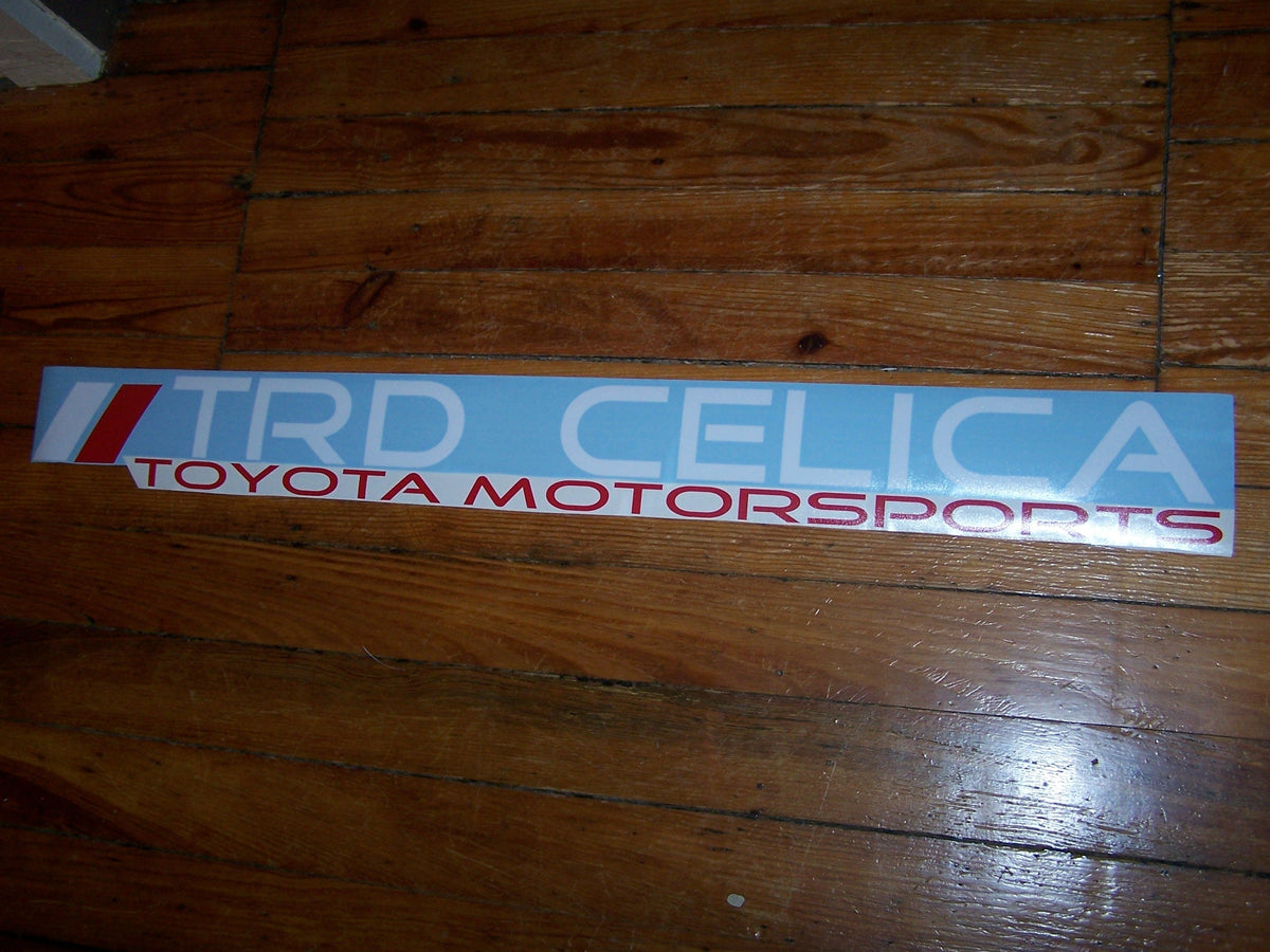 TRD CELICA WINDSHIELD VINYL DECAL STICKER BANNER