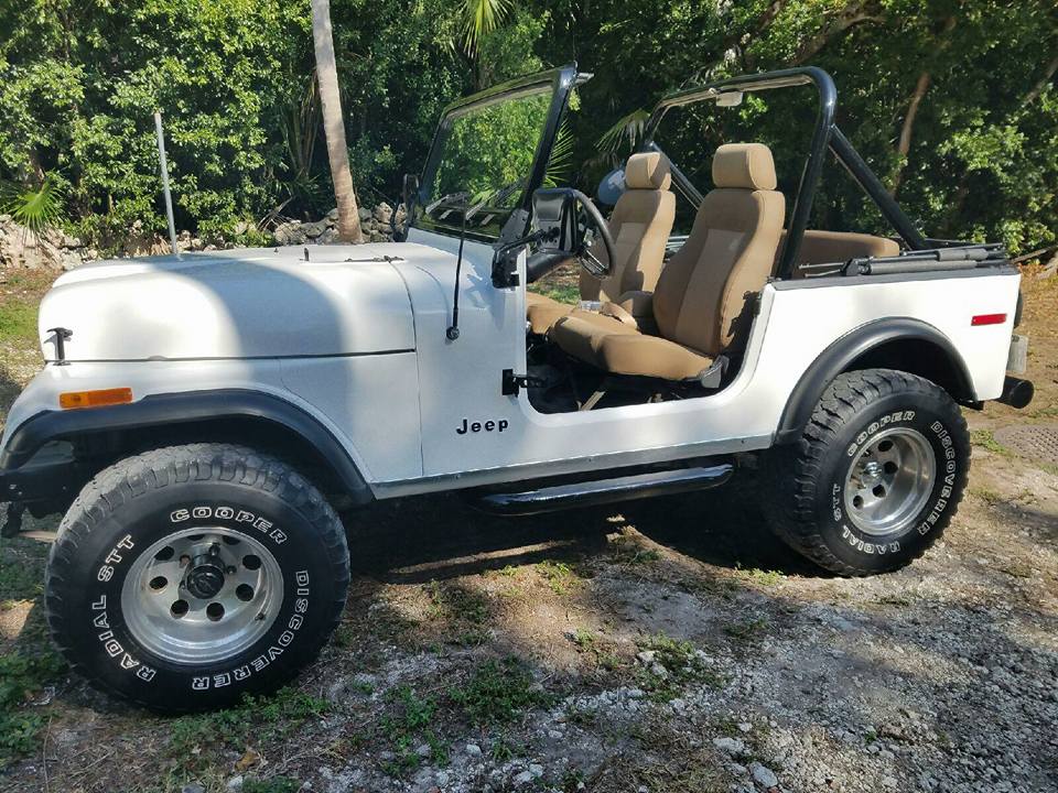 1975-86 JEEP CJ TAILGATE & FENDER VINYL DECAL KIT CJ7 SCRAMBLER