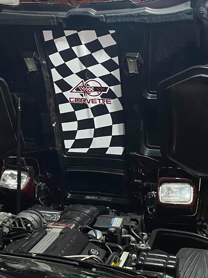 CORVETTE C4 UNDER HOOD DECAL