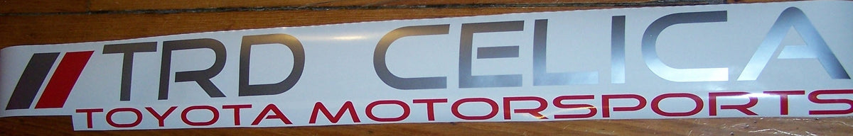 TRD CELICA WINDSHIELD VINYL DECAL STICKER BANNER