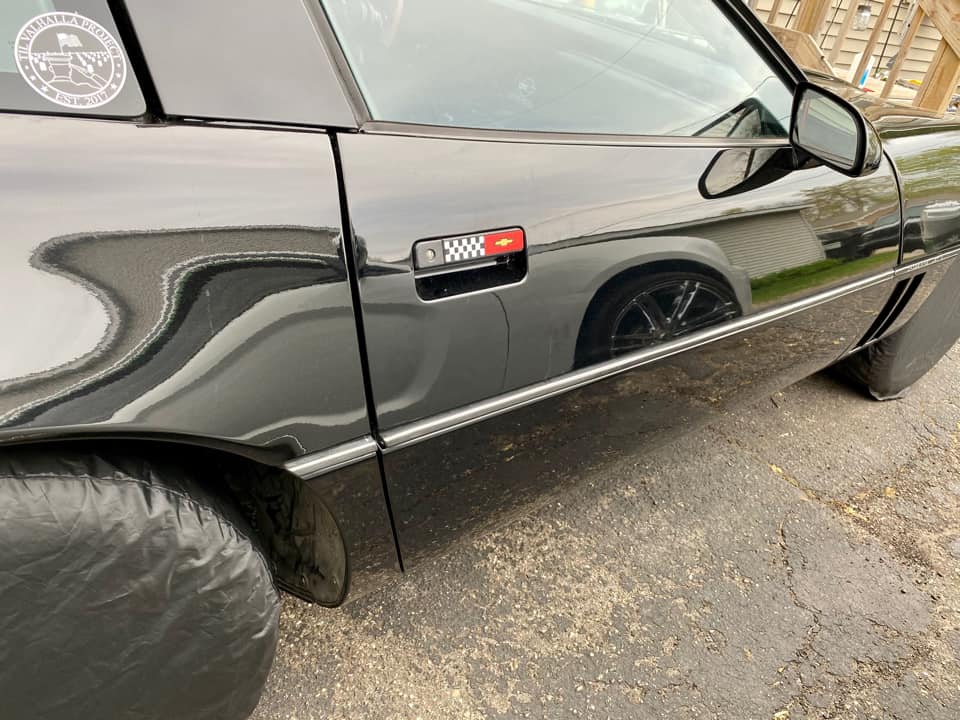 1984-1990 CORVETTE DOOR HANDLE OVERLAY DECALS