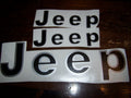 1975-86 JEEP CJ TAILGATE & FENDER VINYL DECAL KIT CJ7 SCRAMBLER