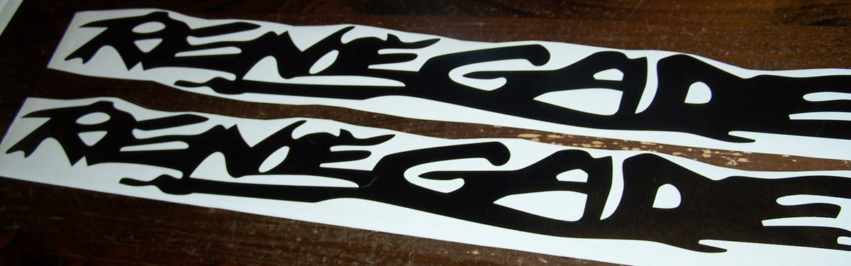 JEEP RENEGADE HOOD DECALS