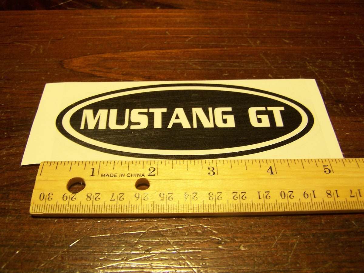 MUSTANG GT OVAL DECAL