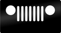 JEEP WRANGLER GRILL VINYL STICKER DECAL TJ JK
