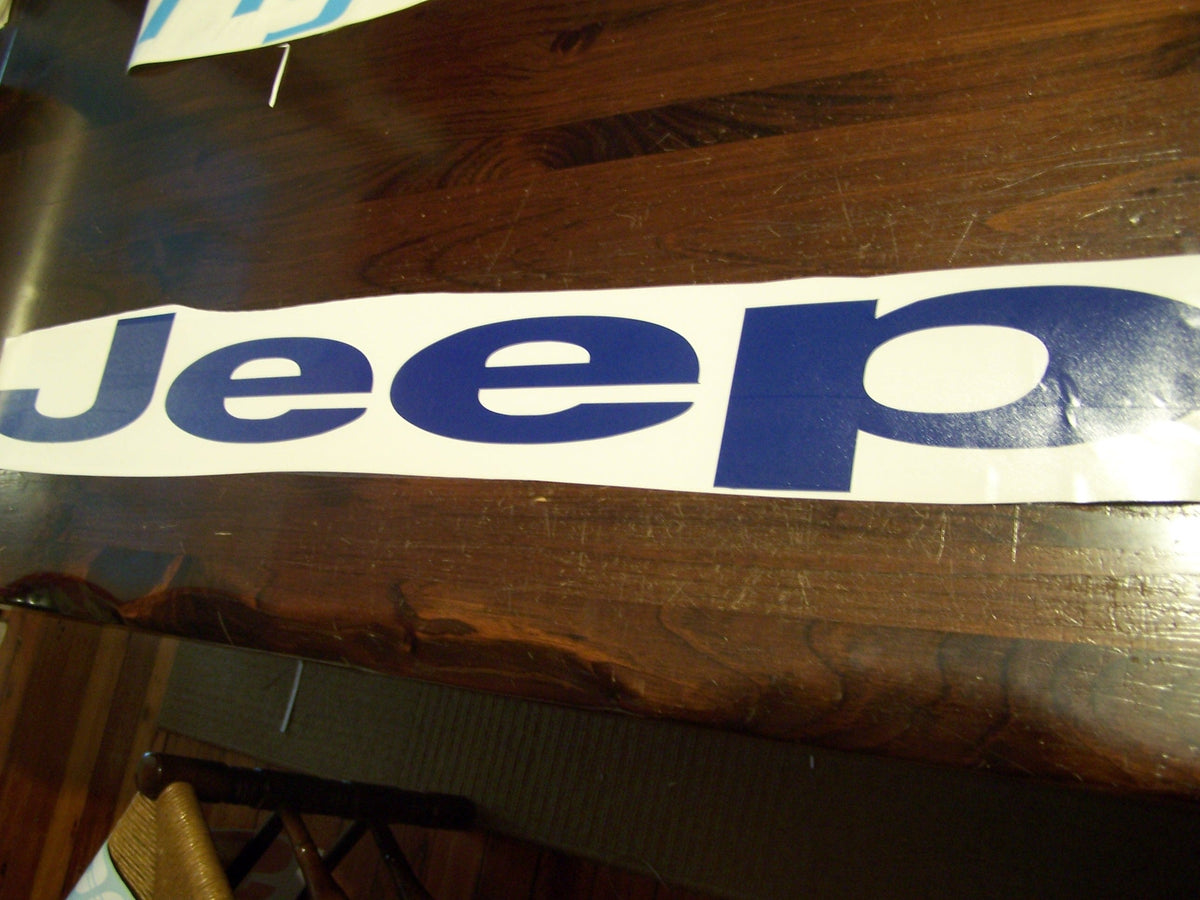 JEEP WINDSHIELD VINYL DECAL STICKER BANNER CHOOSE COLOR & SIZE