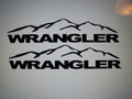 JEEP WRANGLER FENDER VINYL DECAL SET OF 2 JK TJ CHOOSE COLOR