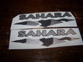 JEEP SAHARA FENDER DECALS CHOOSE 2 COLORS JK TJ YJ