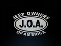 JEEP OWNERS OF AMERICA MEMBERS VINYL DECAL STICKER