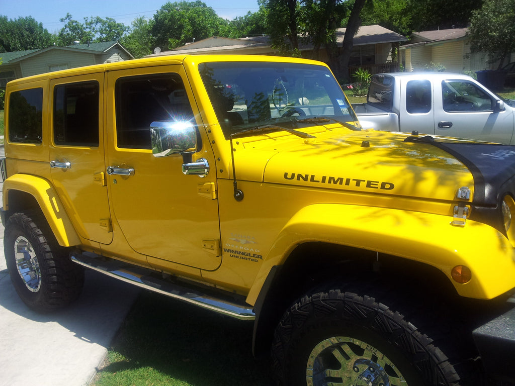 JEEP UNLIMITED HOOD DECALS WRANGLER JK TJ