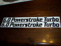 6.0 POWERSTROKE TURBO HOOD FENDER DECAL STICKER