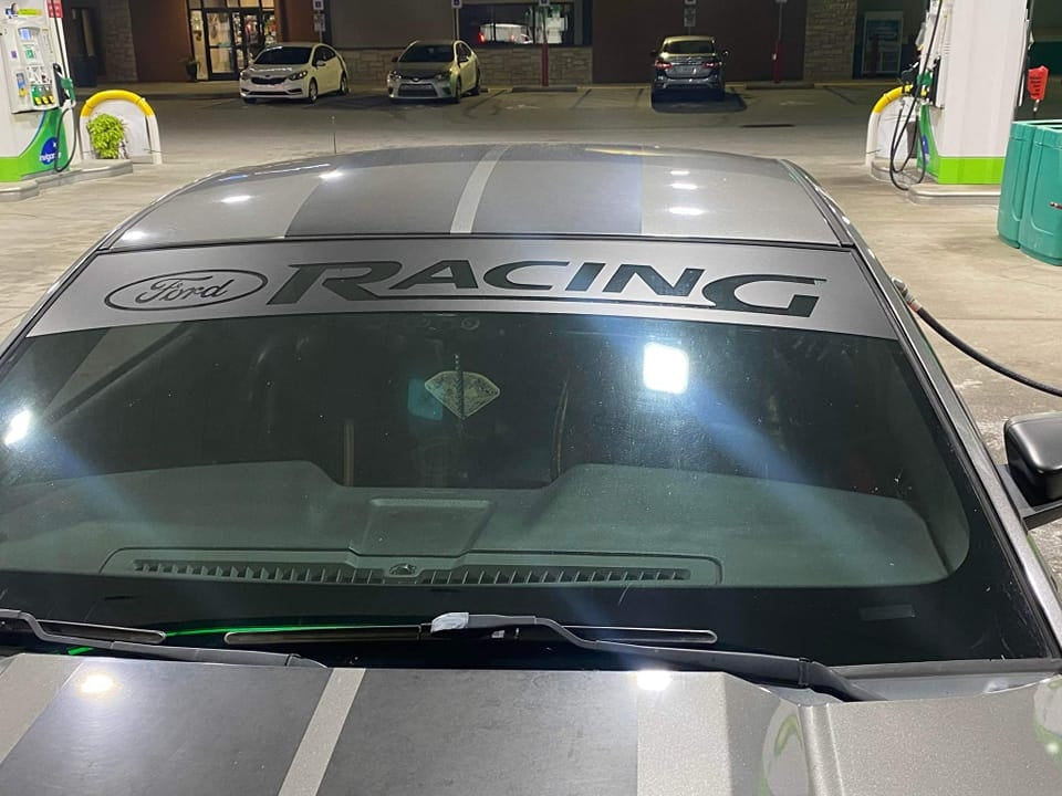 FORD MUSTANG WINDSHIELD DECAL BANNER CHOOSE COLOR