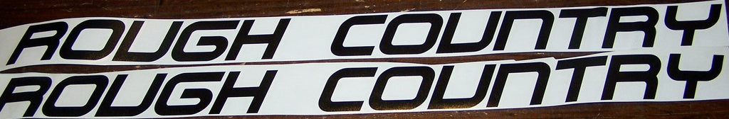 JEEP ROUGH COUNTRY HOOD DECAL SET OF 2 CHOOSE COLOR