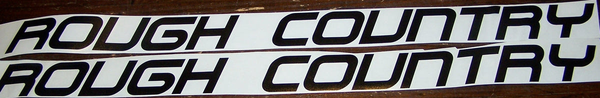 JEEP ROUGH COUNTRY HOOD DECAL SET OF 2 CHOOSE COLOR