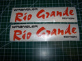 JEEP WRANGLER RIO GRANDE EDITION VINYL DECAL SET 2 COLORS