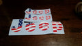 1975-86 JEEP CJ TAILGATE & FENDER AMERICAN FLAG DECAL KIT CJ7 SCRAMBLER