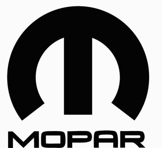 MOPAR LOGO WITH TEXT VINYL STICKER DECAL