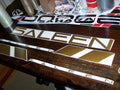 SALEEN MUSTANG WINDSHIELD & DOOR KIT WITH CEVRON STRIPES
