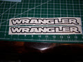 JEEP WRANGLER FENDER VINYL DECAL SET OF 2 JL JK TJ CHOOSE COLOR