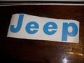 1975-86 JEEP CJ TAILGATE VINYL DECAL CJ7 SCRAMBLER CJ8