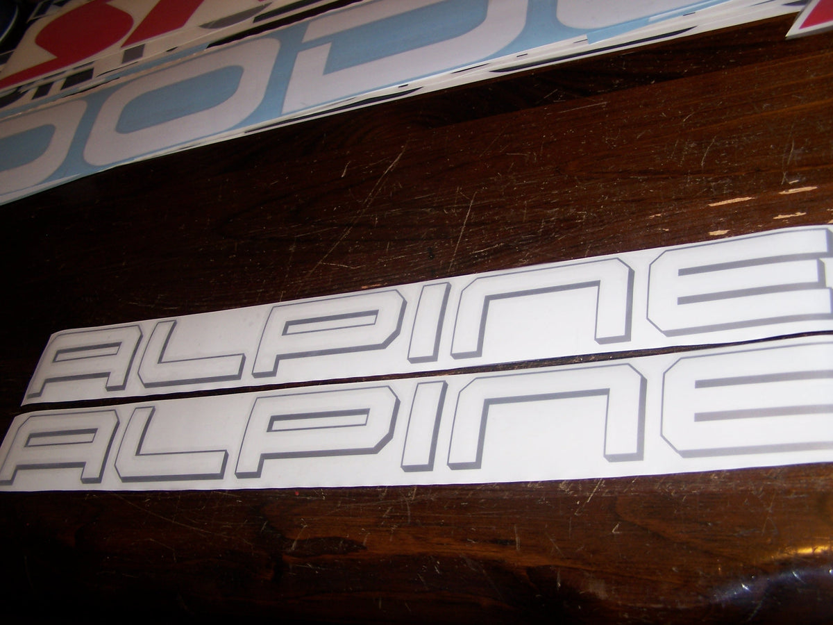 JEEP ALPINE HOOD DECALS VINYL STICKER SET