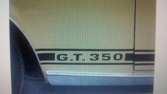 SHELBY MUSTANG G.T. 350 DECAL SET OF 2