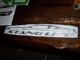 2015-2019 STANG LIFE WINDOW BANNER STICKER DECAL