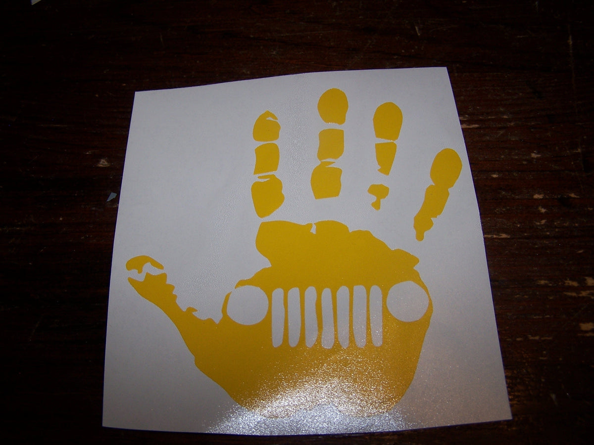 JEEP WAVE DECAL VINYL DECAL STICKER CHOOSE COLOR AND BODY CODE