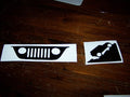 JEEP CORNER AND CENTER WINDSHIELD DECAL VINYL STICKER