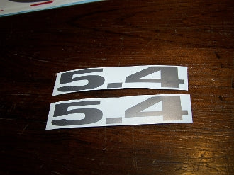 5.4 FENDER TRUNK HOOD SCOOP VALVE COVER VINYL DECAL