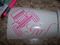JEEP GIRL VINYL STICKER DECAL WRANGLER TJ JK CJ JKU YJ CHEROKEE