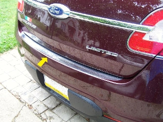 FORD TAURUS REAR BUMPER CHROME VINYL ACCENT PROTECTOR