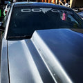 COYOTE MUSTANG WINDSHIELD DECAL BANNER CHOOSE COLOR & SIZE