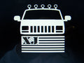 JEEP CHEROKEE XJ FLAG LOGO T-SHIRT CHOOSE SIZE AND COLOR