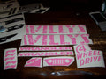JEEP WILLYS EDITION COMPLETE SET OF DECALS WITH WHEEL LOGOS