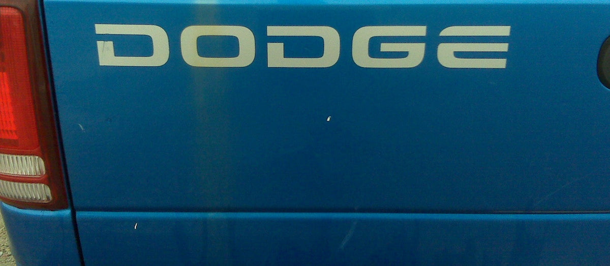 DODGE TAILGATE DECAL CHOOSE COLOR RAM DAKOTA
