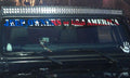 JEEP OWNERS OF AMERICA WINDSHIELD VINYL DECAL BANNER FLAG ED.