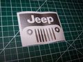 JEEP WRANGLER BULLETS AND HOLES GRILL DECAL STICKER
