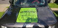 Hood Decal For Jeep Renegade - Whiskey Label BLACKOUT 2015-2020