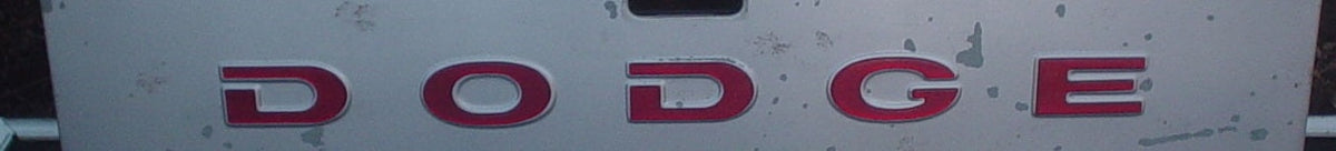 DODGE DAKOTA 87-96 TAILGATE DECAL CHOOSE COLOR FIRST GENERATION