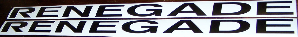 JEEP RENEGADE HOOD DECALS