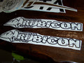 JEEP RUBICON WRANGLER OFF ROAD HOOD DECAL SET