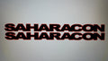 JEEP SAHARACON HOOD VINYL DECAL SET CHOOSE 2 COLORS