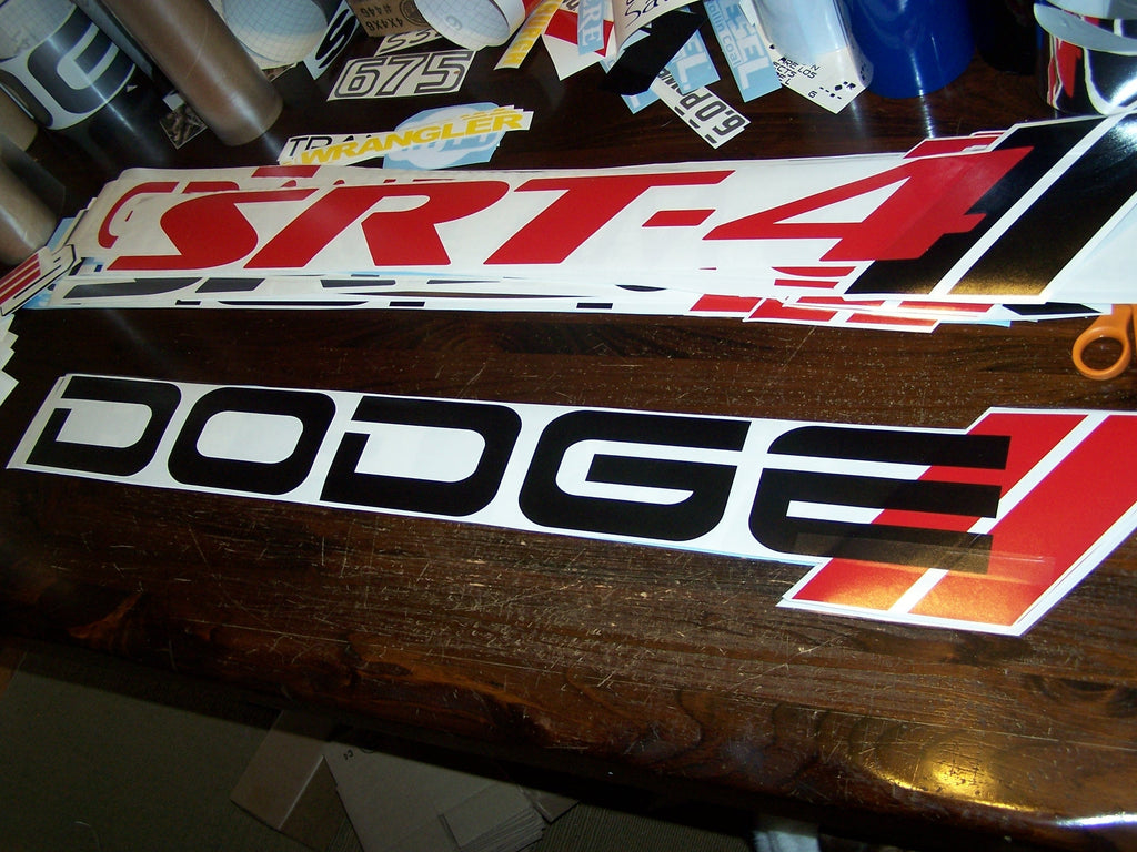 DODGE WINDSHIELD BANNER CHOOSE COLORS & SIZE