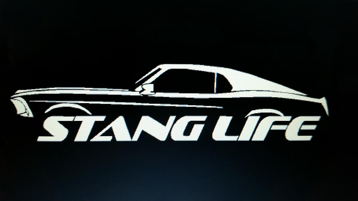 STANG LIFE WINDOW BANNER STICKER DECAL CHOOSE COLOR